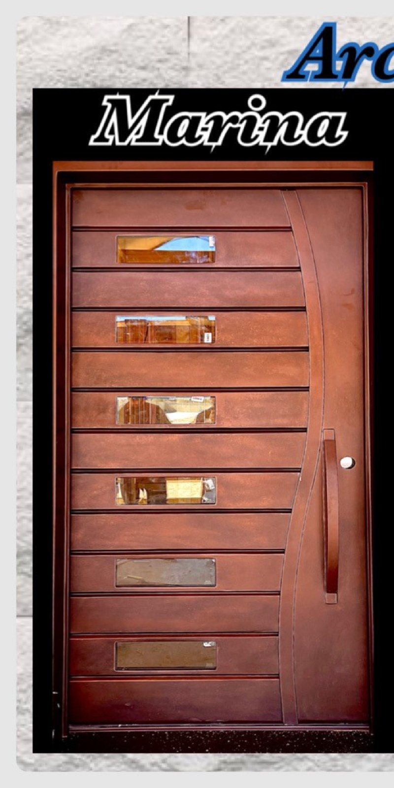 Marina custom iron door, Architectural collection